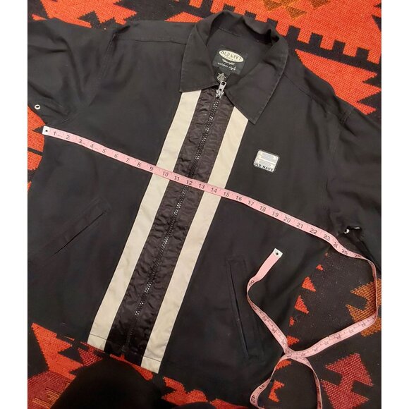 OLD NAVY OUTDOOR STYLE MOD MEN'S TAILORED BLACK CANVAS JACKET. SIZE MEDIUM - Picture 8 of 10